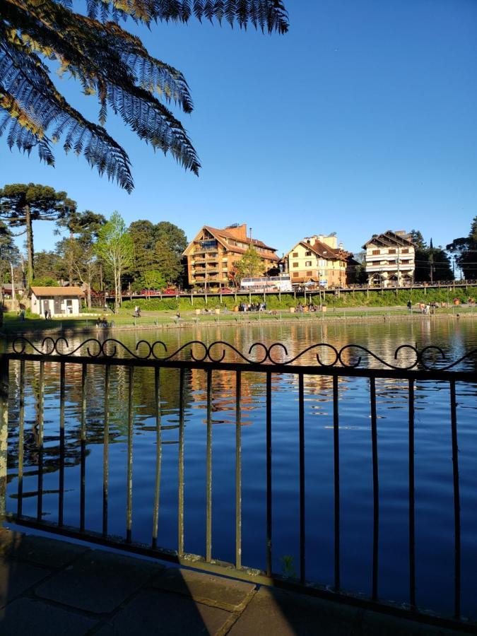 Lugar Encantador Com Patio, Proximo Ao Portico De Gramado Eksteriør bilde
