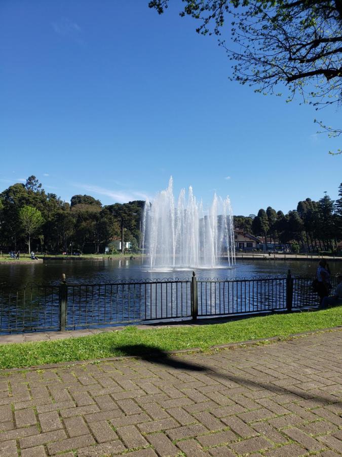 Lugar Encantador Com Patio, Proximo Ao Portico De Gramado Eksteriør bilde
